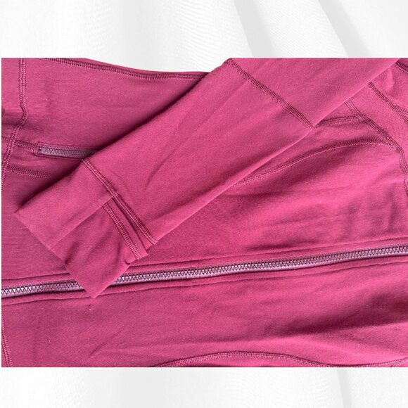 Lululemon Define Jacket Size 8 Bordeaux Drama Purple Full Zip Athletic Jacket - Picture 7 of 12